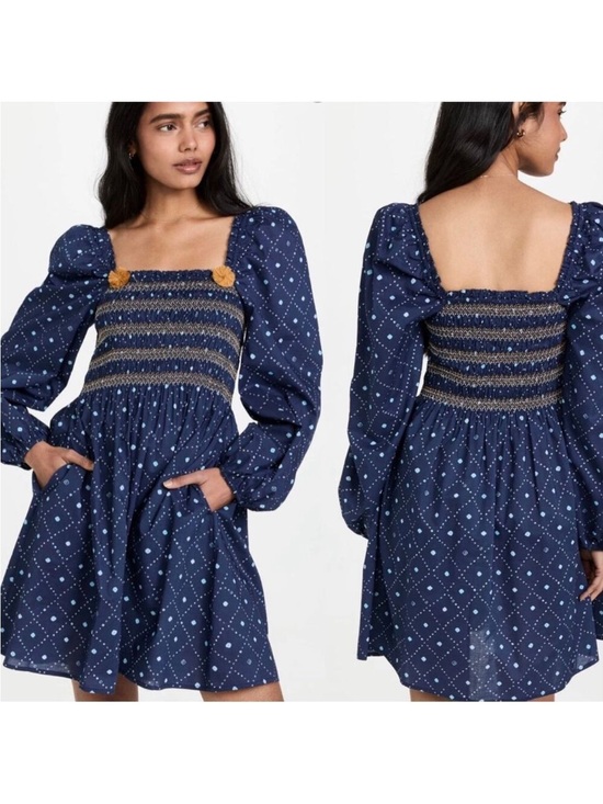 Figue Dresses & Skirts - Figue Peony Dress in Kizzy Navy SZ XS NWT